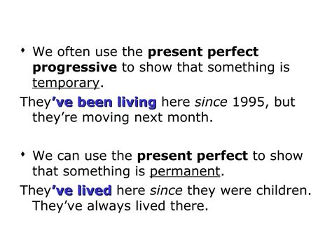 Present Perfect And Present Perfect Progressive - Present perfect and present perfect progressive | PPT