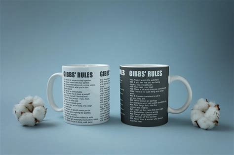 Ncis Gibbs Rules Tea Coffee Mug 11 Oz T Personalised Mug Customised