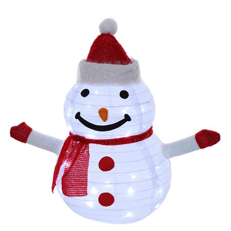 Lapalife Christmas Snowman Decoration Led Lighted Pop Up Snowman