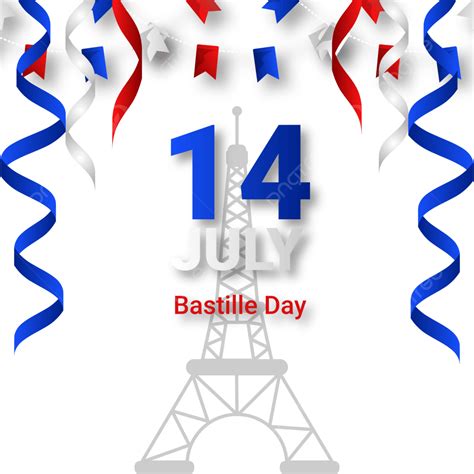 Bastille Day Vector Design Images Illustration With Serpentine And