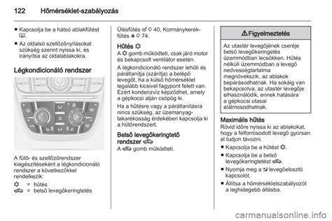 Opel Astra J 20105 Kezelési útmutató In Hungarian 218 Pages Page