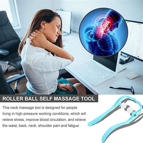 Trigger Point Neck Shoulder Massager Roller Ball Self Massage Tool Wise Living