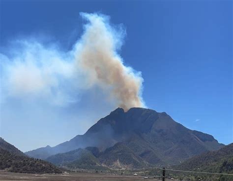 Reportan Nuevo Incendio Forestal En La Sierra De Santiago Nl Avimex News