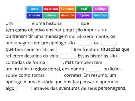O Que Significa A Palavra Apólogo - 8