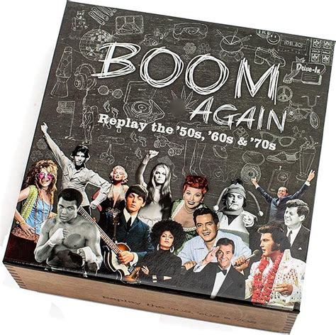 Boom again board game 50s 60s and 70s pop culture music trivia game ...