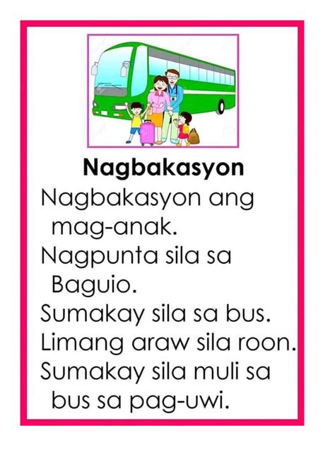 Maikling Kwento Set 1 This Is A Printable Practice Material For