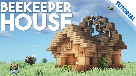 How To Build A Beekeeper House Minecraft 115 Tutorial Youtube