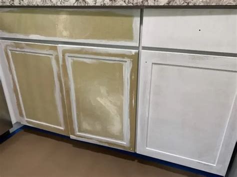 Painting Mdf Kitchen Cabinets Thermofoil Cabinet Redo Poofy Cheeks