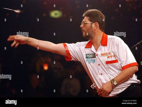 Lakeside World Darts Championship - Frimley Green. Martin Adams in action against Ted Hankey in ...