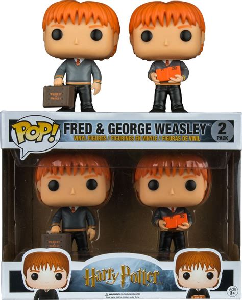 Fred George Weasley Pop Vinyl Pack Harry Potter Books A Million