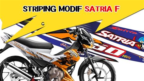 Striping Decal Satria F Vector Youtube