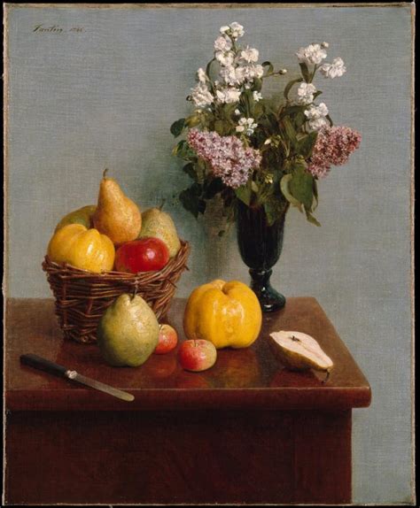 Nature Morte Aux Fleurs Et Fruit 1866 The Ark Of Grace