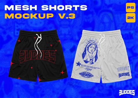 Mesh Shorts Mockup V Uddes