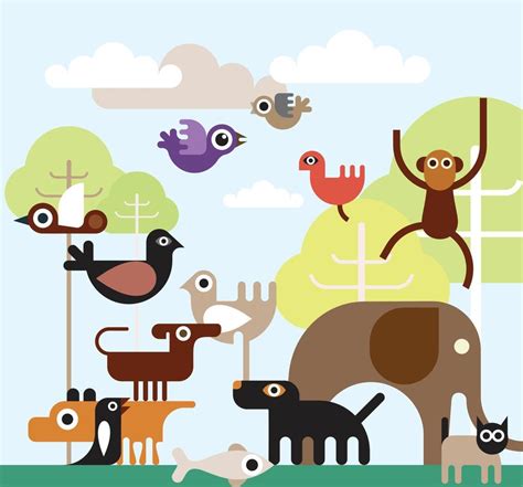 Jungle Animals Vector 11134525 Vector Art at Vecteezy