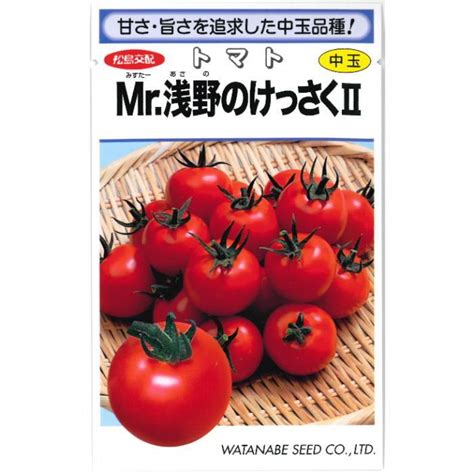 中玉トマト 種子 Mr浅野のけっさく2 15粒 とまと 10003703なえ屋の羽場 通販 Yahooショッピング