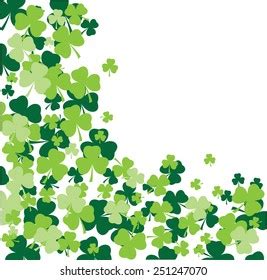 Vector Shamrock Background Stock Vector (Royalty Free) 251247070 | Shutterstock