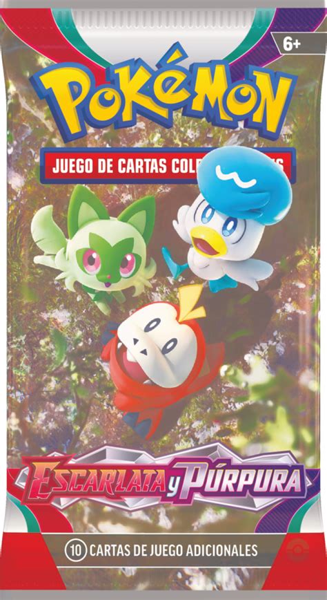 Oferta Sobres De Cartas De Pok Mon Tcg Escarlata Y P Rpura Espa Ol