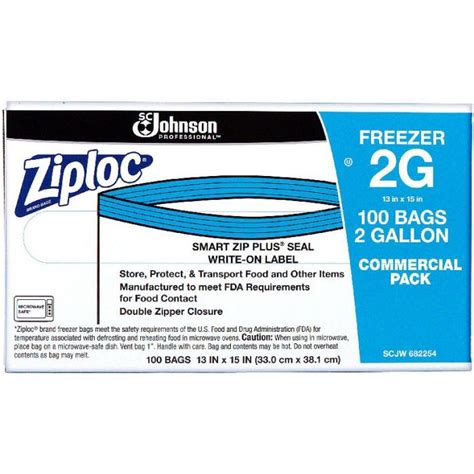 Ziploc 2 Gallon Bags