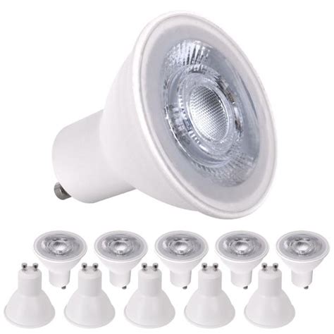 Maxkomfort 10x Led 3 Step Dimmbare Gu10 Lampe 5w Neutralweiß