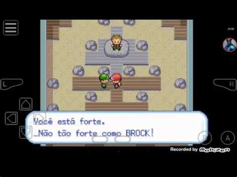 Pok Mon Firered Enfrentando O L Der De Gin Sio Brock E Finalmente O