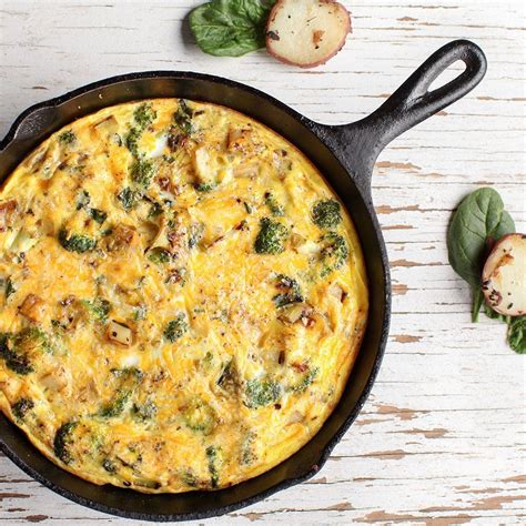 The Healthy Frittata Recipe To Make For Your First Spring Brunch