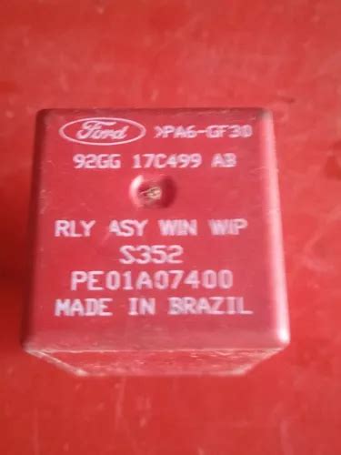 Rele Relay Limpia Parabrisa Ford Ka Fiesta Ecosport P Mercadolibre