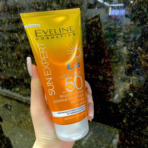 Молочко солнцезащитное детское Eveline Sun Expert kids SPF50 150мл 51 ...