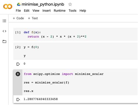 Python For Math Function Optimization Techniques