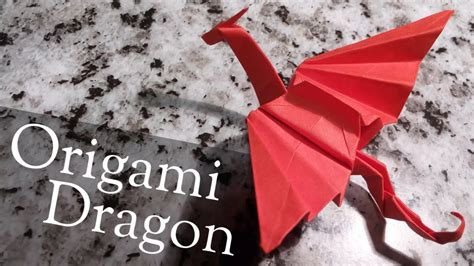 Origami Dragon Slow Step By Step Tutorial Youtube