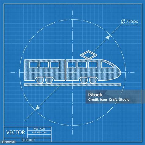 고속 열차 벡터 청사진 아이콘크기 기관차에 대한 스톡 벡터 아트 및 기타 이미지 기관차 기업 재무와 산업 기차 Istock