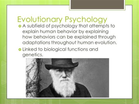 Evolutionary psychology