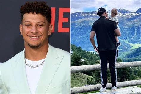 Patrick Mahomes and Son Bronze Share Special Mountain Moment During ...