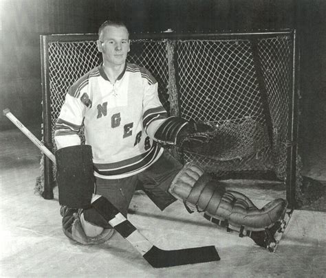 Johnny Bower 1954 New York Rangers Hockeygods