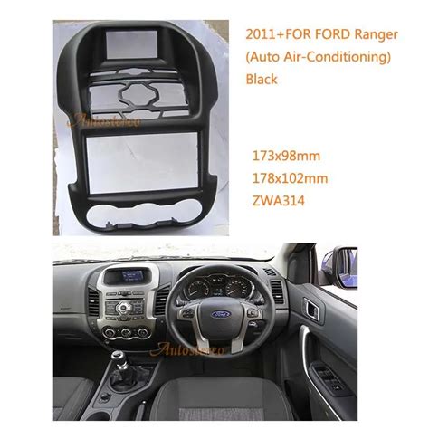 Car Radio Fascia Multimedia Frame Kit For Ford Ranger 2011 With Auto