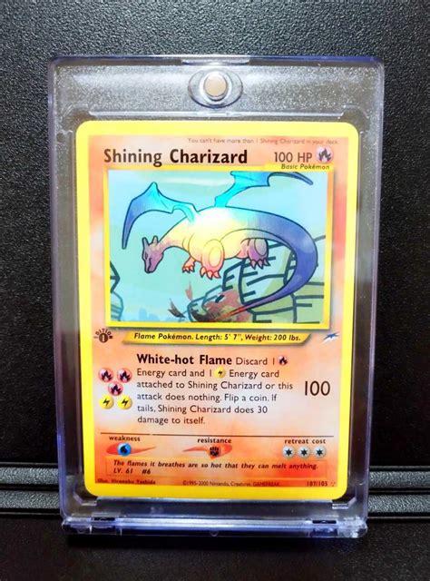 【目立った傷や汚れなし】1円スタート！ 美品 ポケモンカード 海外版英語 ひかるリザードン Shining Charizard