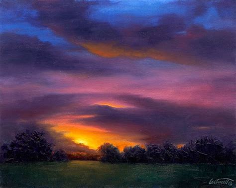 The Sunset Painting By Greg Cartmell Saatchi Art