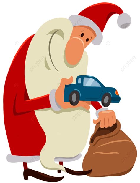 Funny Santa Claus Vector Hd Images Cartoon Illustration Of Funny Santa