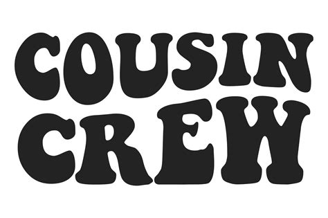 Cousin Crew Boho Retro Svg Sublimation Graphic By Tentshirtstore