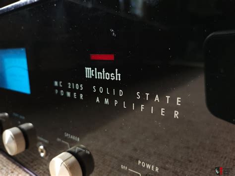 Mcintosh Mc Solid State Stereo Power Amplifier Photo Us