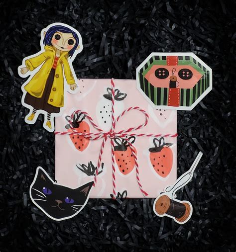 Coraline Sticker Bookmark And Print Pack Etsy