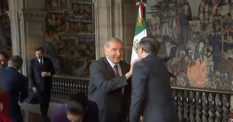 Claudia Sheinbaum Marcelo Ebrard y Adán Augusto López El saludo que