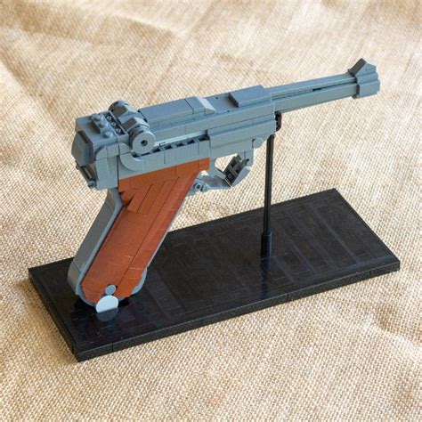 Instructions For Custom Lego Luger P08 Gun Brick Replicas