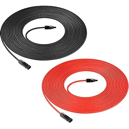 Amazon WindyNation 10 Gauge 10 AWG Pair 50 Feet Black 50 Feet