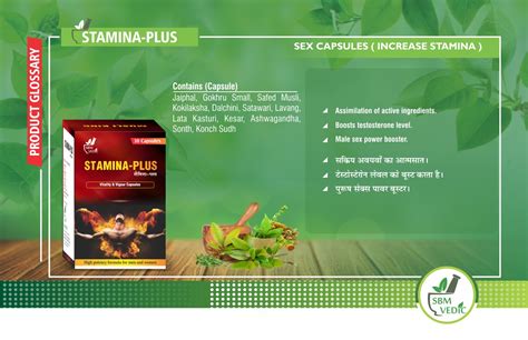 Stamina Plus Capsules - SBM Vedic