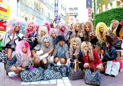 gyaru style   trend  modern fashion typically jane