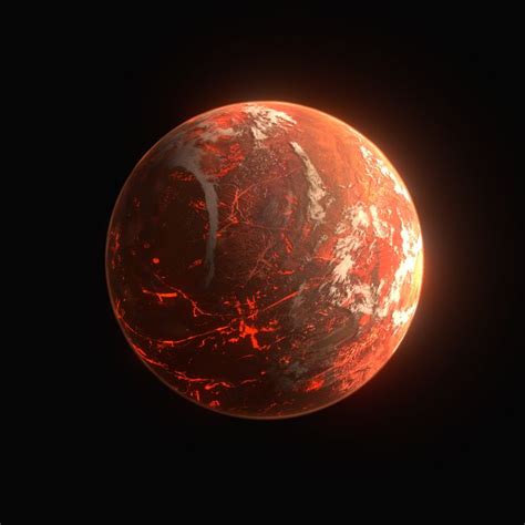 Artstation Lava Planet Hugh Barrow Planets Art Planets And Moons