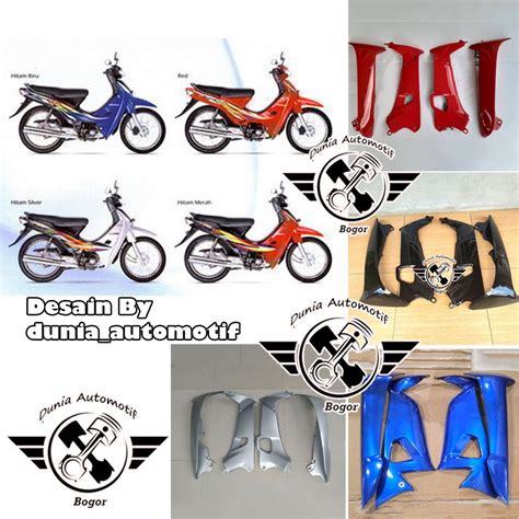 Jual Sayap Luar Dalam Honda Supra Fit Lama Merah Biru Hitam Silver