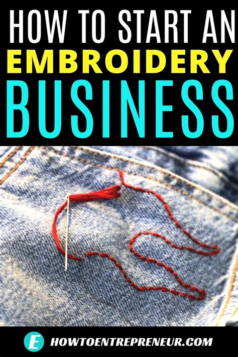 Starting Embroidery Business Guide Embroidery Shops