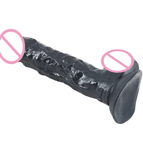 Faak Clear Texture Realistic Suction Dildo Extreme Sex Tools Plastic