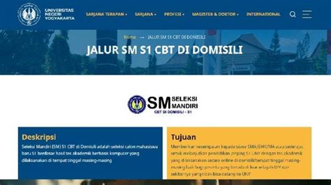 Cara Daftar Jalur Mandiri UNY 2023 S1 CBT Di Domisili Melalui Daftarpmb